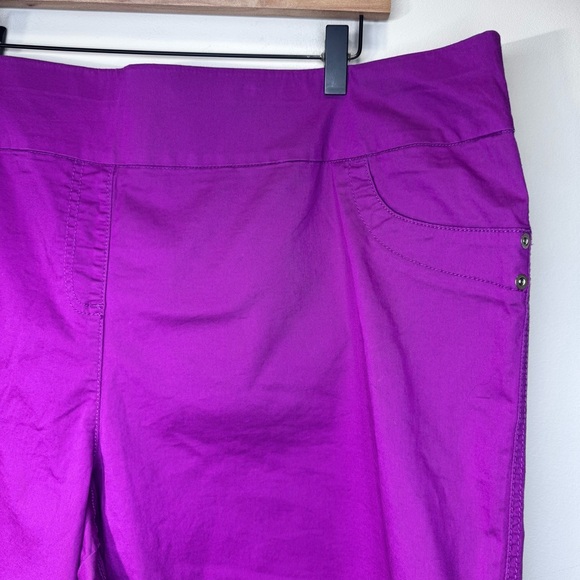 Pennington's Savvy Fit Pink Bermuda Pull on Shorts Size 24 NWT - Picture 4 of 6